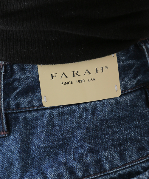 FARAH(ファーラー)の「【FARAH/ファーラー】Flare Pants:デニムパンツ(デニムパンツ・レディース・ネイビー/アイボリー・26/28)」の14枚目の写真