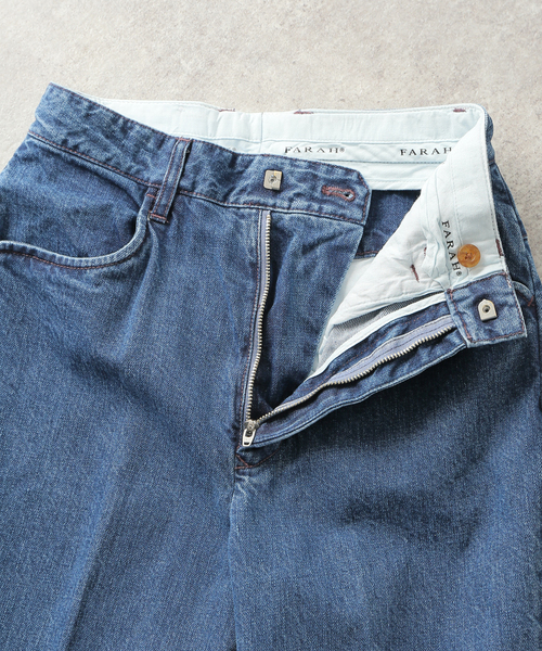 FARAH(ファーラー)の「【FARAH/ファーラー】Flare Pants:デニムパンツ(デニムパンツ・レディース・ネイビー/アイボリー・26/28)」の18枚目の写真