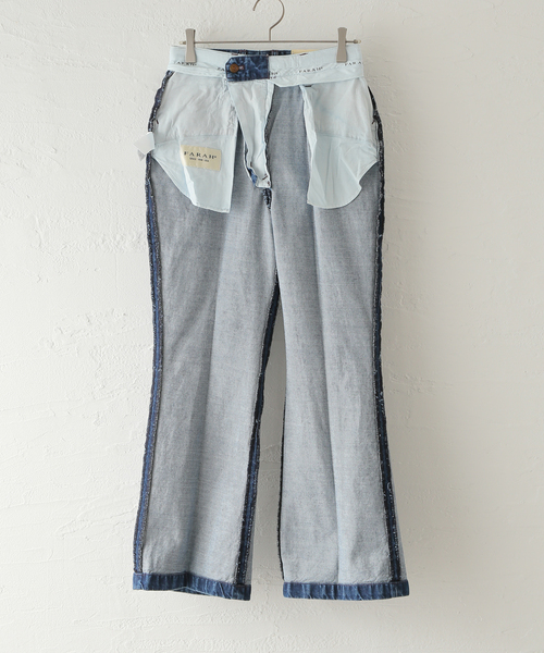 FARAH(ファーラー)の「【FARAH/ファーラー】Flare Pants:デニムパンツ(デニムパンツ・レディース・ネイビー/アイボリー・26/28)」の20枚目の写真