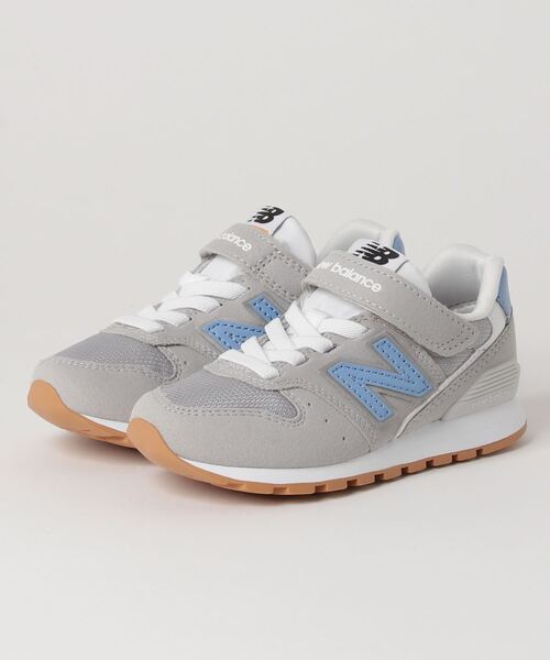 NEW BALANCE(ニューバランス)の「New Balance ニューバランス 17-22YV996RA3(M) YV996 YV996RA3 *GRAY/BLUE(RA3)(スニーカー・キッズ・グレー・21/17/20/18/22.0cm/19)」の1枚目の写真