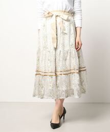 axes femme（アクシーズファム）の「フラワープリントレースSK