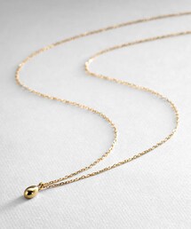 COCOSHNIK（ココシュニック）の「K18ペアシェイプ ネックレス（ネックレス・レディース）」