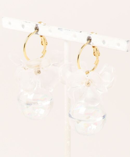 tone（トーン）の「【Felice】ビッグフラワーしゃぼん2way pierce(MA)（ピアス（両耳用）・レディース・ゴールド系その他/ゴールド系その他2・FREE）」の2枚目の写真