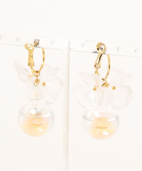 tone（トーン）の「【Felice】ビッグフラワーしゃぼん2way pierce(MA)（ピアス（両耳用）・レディース・ゴールド系その他/ゴールド系その他2・FREE）」の3枚目の写真