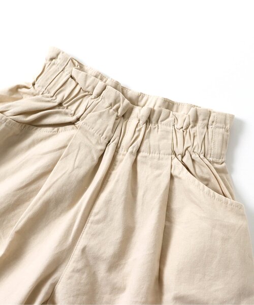 Seraph（セラフ）の「ガウチョパンツ 8分丈（その他パンツ・キッズ・ベージュ/ミント/チャコール/アイボリー・140/95/110/90/80/130/100/120）」の9枚目の写真