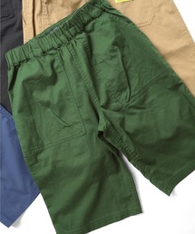 GLAZOS | ピケギンガム・ベイカーポケットハーフパンツ(その他パンツ)