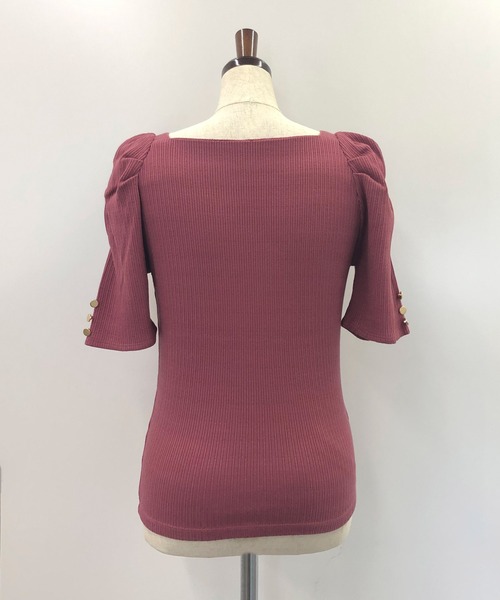 NOELA（ノエラ）の「変形リブカットソー（Tシャツ/カットソー・レディース・ベージュ/ピンク/イエロー・フリー）」の15枚目の写真