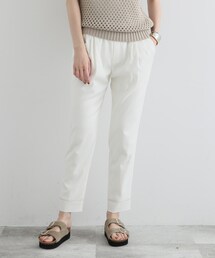 INDIVI | 【褒められパンツ/洗える】タックテーパードパンツ(その他パンツ)