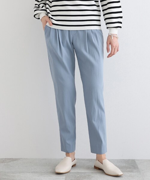 INDIVI(インディヴィ)の「◆【褒められパンツ/洗える】タックテーパードパンツ(その他パンツ・レディース・ブラック/オリーブ/チャコールグレー/ダークグリーン/レッド系1/ホワイト系/ライトブルー/ベビーピンク/ブラウン系その他/カーキ系3/ブルー系5・40/38/36/03/05/12/15 /13/17/19/42/34)」の20枚目の写真