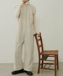 Aunt Marie's | ショルダータックノースリオールインワン【WEB限定アイテム】(つなぎ/オールインワン)