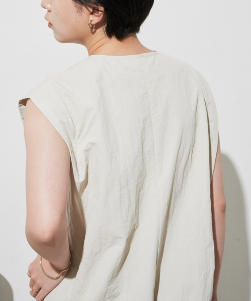 Aunt Marie's（アントマリーズ）の「ショルダータックノースリオールインワン【WEB限定アイテム】（つなぎ/オールインワン・レディース・ブラック/アイボリー・FREE）」の14枚目の写真