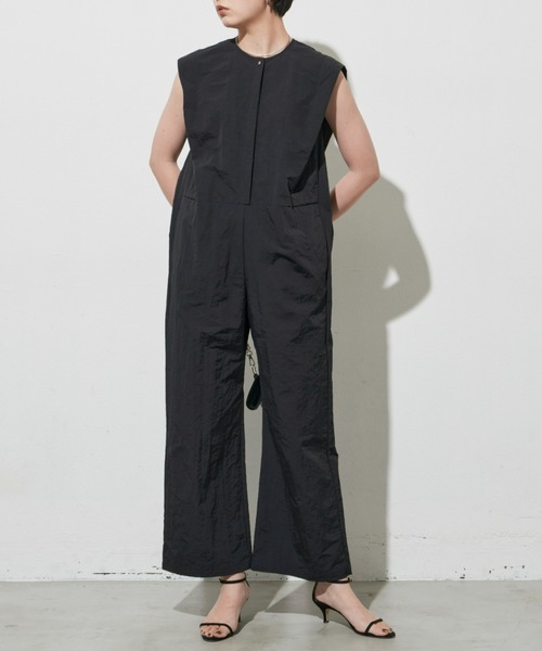 Aunt Marie's（アントマリーズ）の「ショルダータックノースリオールインワン【WEB限定アイテム】（つなぎ/オールインワン・レディース・ブラック/アイボリー・FREE）」の17枚目の写真