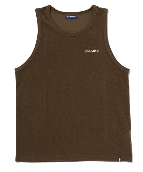 XLARGE（エクストララージ）の「PILE TANK TOP（タンクトップ・メンズ・ブラック/オリーブ/ネイビー/レッド・SMALL/LARGE/X-LARGE/MEDIUM）」の3枚目の写真