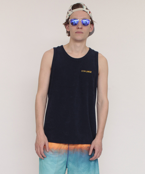 XLARGE（エクストララージ）の「PILE TANK TOP（タンクトップ・メンズ・ブラック/オリーブ/ネイビー/レッド・SMALL/LARGE/X-LARGE/MEDIUM）」の9枚目の写真