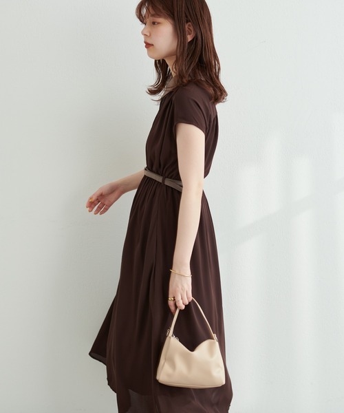 natural couture(ナチュラルクチュール)の「WEB限定カラー有り/大好評!リバイバルアイテム 襟付きレトロワンピース(ワンピース・レディース・ブラウン/その他1/その他2/ブラック系/ブルー系/その他3・FREE)」の14枚目の写真