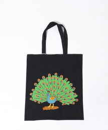 【MAISON BENGAL/ メゾンベンガル】コットンアップリケバッグ