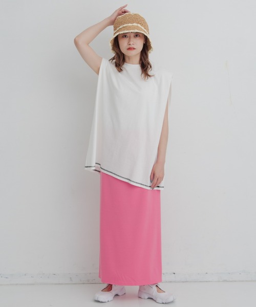 MERLOT（メルロー）の「ポンチスカート（スカート・レディース・ブラック/ピンク・FREE）」の17枚目の写真