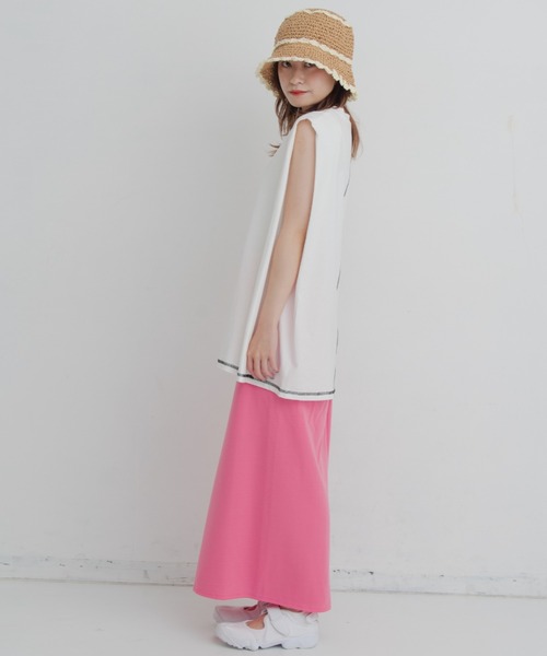 MERLOT（メルロー）の「ポンチスカート（スカート・レディース・ブラック/ピンク・FREE）」の19枚目の写真