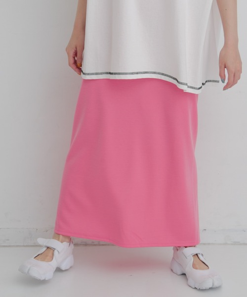 MERLOT（メルロー）の「ポンチスカート（スカート・レディース・ブラック/ピンク・FREE）」の13枚目の写真