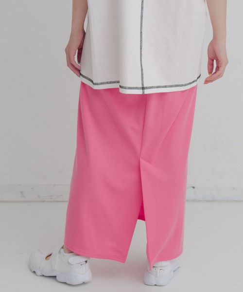 MERLOT（メルロー）の「ポンチスカート（スカート・レディース・ブラック/ピンク・FREE）」の15枚目の写真