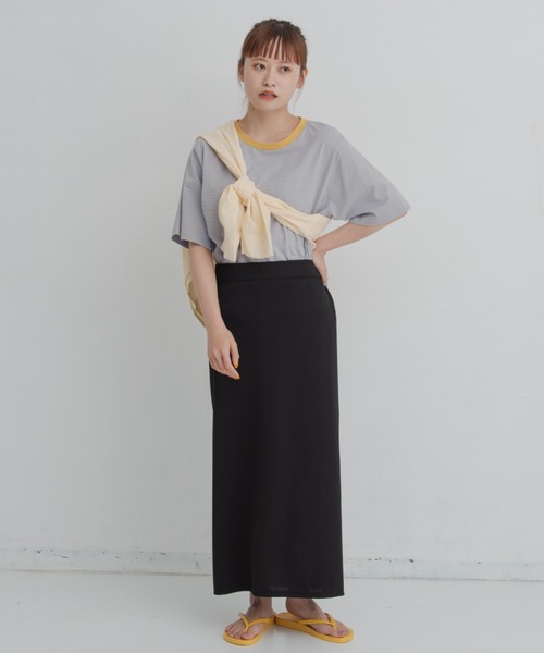 MERLOT（メルロー）の「ポンチスカート（スカート・レディース・ブラック/ピンク・FREE）」の10枚目の写真