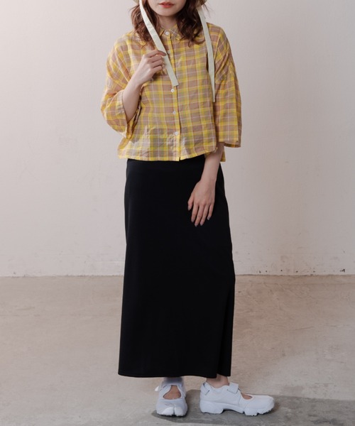 MERLOT（メルロー）の「ポンチスカート（スカート・レディース・ブラック/ピンク・FREE）」の9枚目の写真