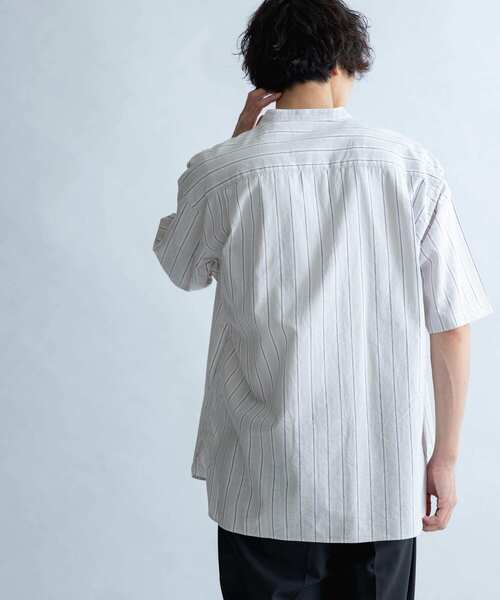 FORK&SPOON（フォークアンドスプーン）の「FORK&SPOON　コットンリネンシャツ（シャツ/ブラウス・メンズ・チェック/ストライプ/オフホワイト・5/4）」の18枚目の写真