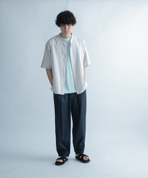 FORK&SPOON（フォークアンドスプーン）の「FORK&SPOON　コットンリネンシャツ（シャツ/ブラウス・メンズ・チェック/ストライプ/オフホワイト・5/4）」の13枚目の写真