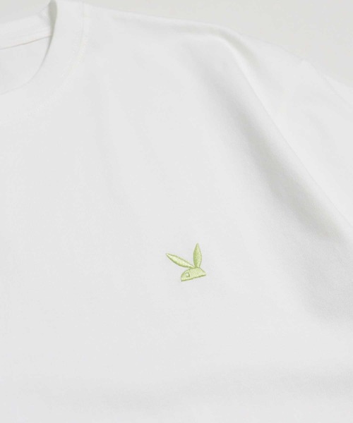 PLAYBOY（プレイボーイ）の「PLAYBOY ワンポイントロゴ刺繍T