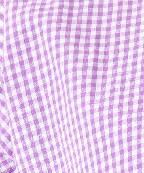 DRESKIP（ドレスキップ）の「◆ギンガムチェック ブラウス（シャツ/ブラウス・レディース・ブラック系1/グリーン系その他3/ダークブラウン系1/パープル系2・02/03）」の16枚目の写真