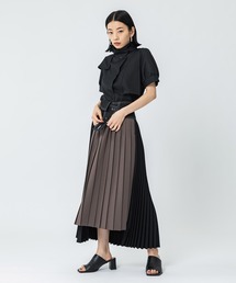 UNITED TOKYO | バックカラーコンビネーションスカート(スカート)