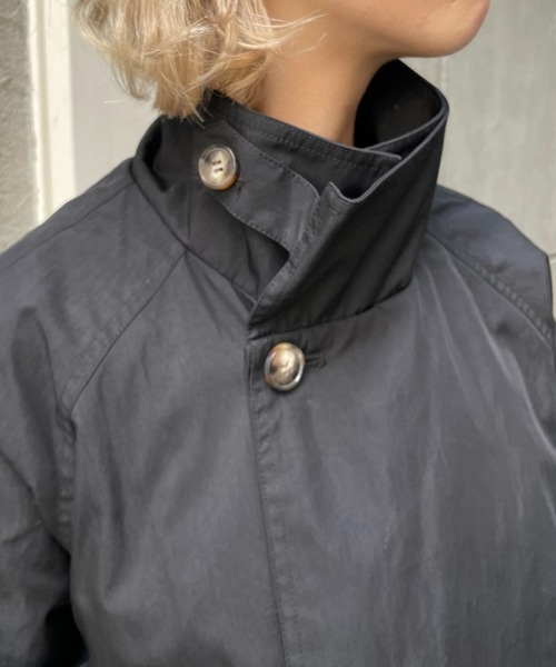 CIAOPANIC（チャオパニック）の「スタンドトレンチコート（トレンチコート・レディース・ブラック/オリーブ/キャメル・SMALL/MEDIUM/LARGE）」の14枚目の写真