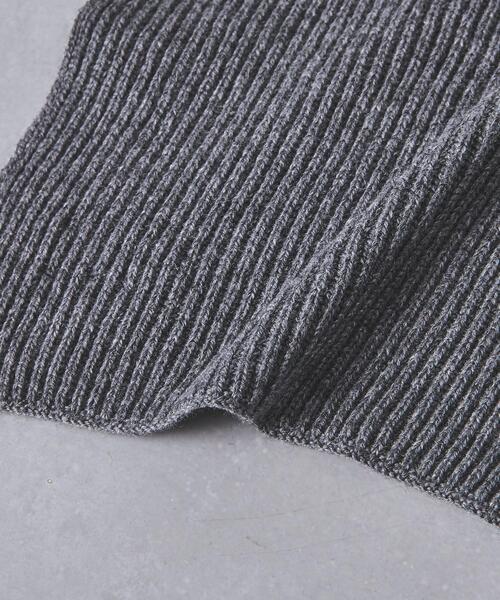 Johnstons of Elgin（ジョンストンズオブエルガン）の「【別注】＜JOHNSTONS＞CA リブ ストール（マフラー・レディース・レッド/ダークグレー・FREE）」の8枚目の写真