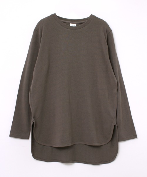 RNA-N(アールエヌエーエヌ)の「M1945 シルクブレンドロングスリーブT(Tシャツ/カットソー・レディース・ブラウン/キナリ/チャコール/イエロー・MEDIUM)」の11枚目の写真