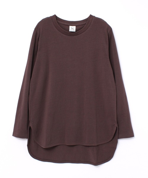 RNA-N(アールエヌエーエヌ)の「M1945 シルクブレンドロングスリーブT(Tシャツ/カットソー・レディース・ブラウン/キナリ/チャコール/イエロー・MEDIUM)」の12枚目の写真