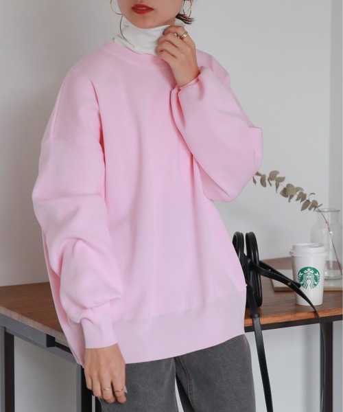 feepur（フェピュール）の「【ハンドウォッシャブル】２wayライトウェイトカラーカーディガン（カーディガン/ボレロ・レディース・ブラック/グリーン/レッド/パープル/オフホワイト/ピンク・MEDIUM）」の11枚目の写真