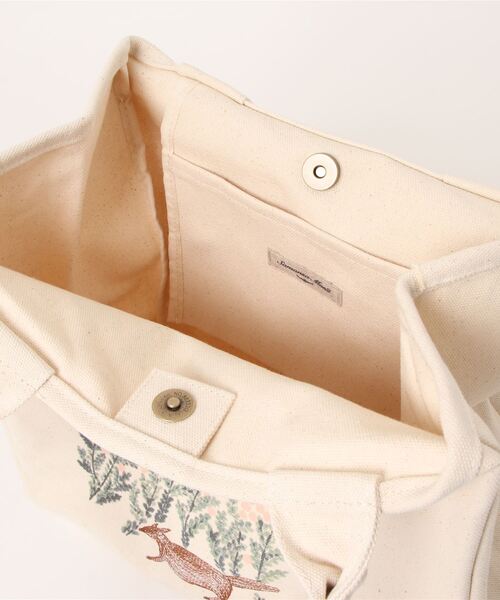 Samansa Mos2（サマンサ モスモス）の「【miyuki matsuo×SamansaMos2】トートバッグ（トートバッグ・レディース・モカ/キナリ・ﾌﾘ-）」の9枚目の写真