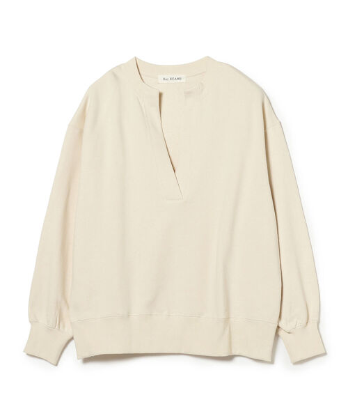 Ray BEAMS（レイビームス）の「Ray BEAMS / スウェット スリットネック プルオーバー（スウェット・レディース・ブラック/ベージュ/グリーン系その他2・ONE SIZE）」の19枚目の写真