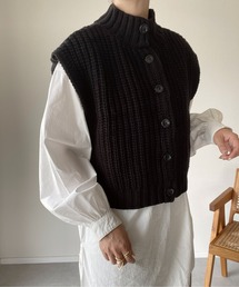 y/m by misato | バルキーケーブル2WAYベスト(ベスト)