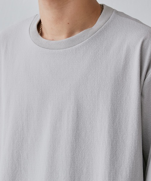 Lui's（ルイス）の「WALLジャガードクルーネックカットソー（スウェット・メンズ・グレー/ブラック・S/M）」の12枚目の写真