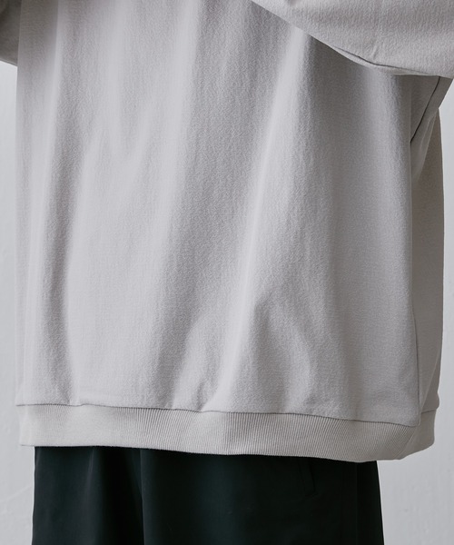 Lui's（ルイス）の「WALLジャガードクルーネックカットソー（スウェット・メンズ・グレー/ブラック・S/M）」の14枚目の写真