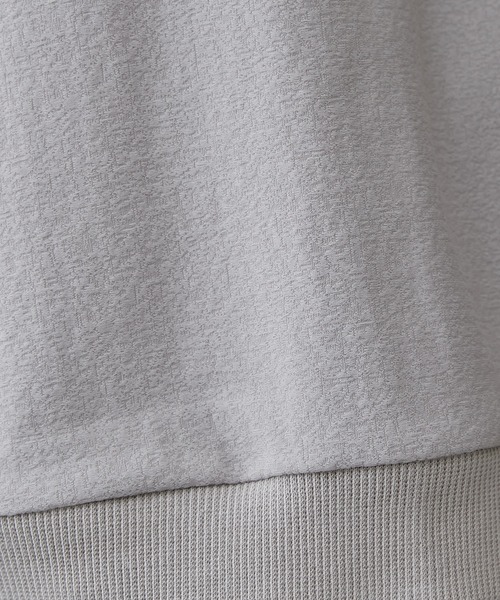 Lui's（ルイス）の「WALLジャガードクルーネックカットソー（スウェット・メンズ・グレー/ブラック・S/M）」の15枚目の写真