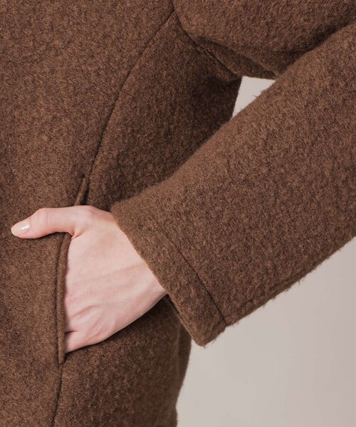 MACKINTOSH LONDON（マッキントッシュ ロンドン）の「トリップウールジャケット（その他アウター・レディース・ブラック/ブラウン系その他4・38）」の5枚目の写真