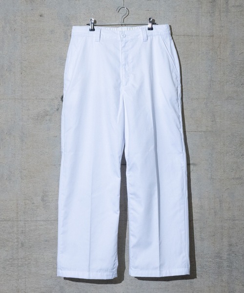 JOHN'S CLOSET（ジョンズクローゼット）の「【13】TCツイル イージーワイドチノパンツ（チノパンツ・メンズ・ブラック/グリーン/ブラウン/ブルー/オフホワイト・LARGE/MEDIUM）」の2枚目の写真