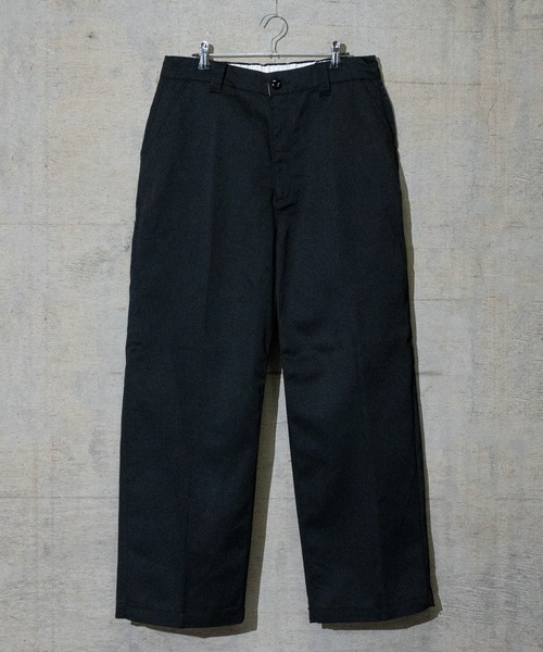 JOHN'S CLOSET（ジョンズクローゼット）の「【13】TCツイル イージーワイドチノパンツ（チノパンツ・メンズ・ブラック/グリーン/ブラウン/ブルー/オフホワイト・LARGE/MEDIUM）」の3枚目の写真