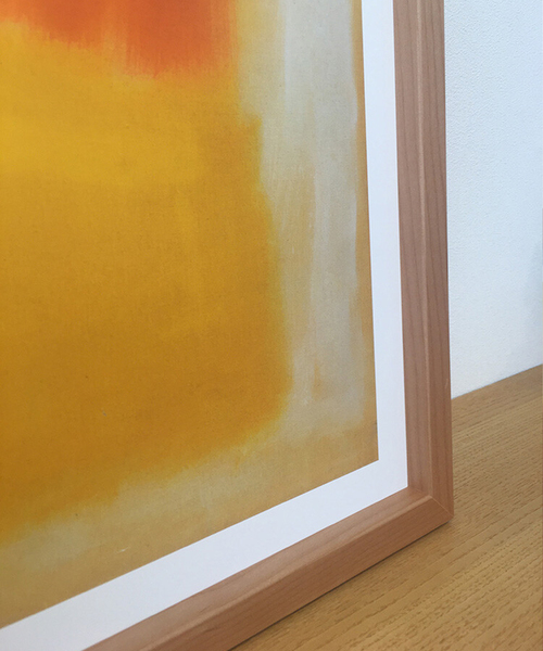 額装 マーク・ロスコ 「Untitled,1962」シルクスクリーン 1990 Mark Rothko（マーク ロスコ） UNTITLED (VIOLET BLACK ORANGE
