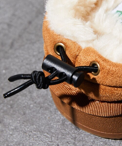 FREAK'S STORE（フリークスストア）の「WEB限定 FREAK'S STORE OUTDOORS/フリークスアウトドアーズ フェイクムートン キャンプモック/スリッポン/ミュール（スリッポン・メンズ・キャメル/ブラック/ダークブラウン/チャコールグレー・23/24/25/26/27/28）」の16枚目の写真