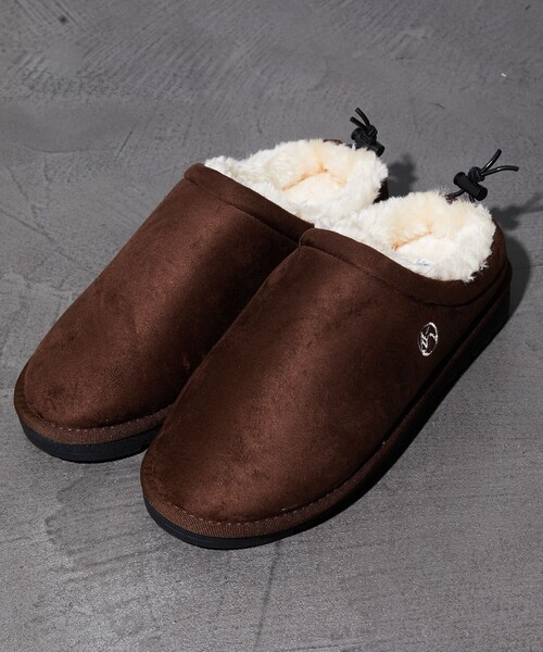 FREAK'S STORE（フリークスストア）の「WEB限定 FREAK'S STORE OUTDOORS/フリークスアウトドアーズ フェイクムートン キャンプモック/スリッポン/ミュール（スリッポン・メンズ・キャメル/ブラック/ダークブラウン/チャコールグレー・23/24/25/26/27/28）」の8枚目の写真