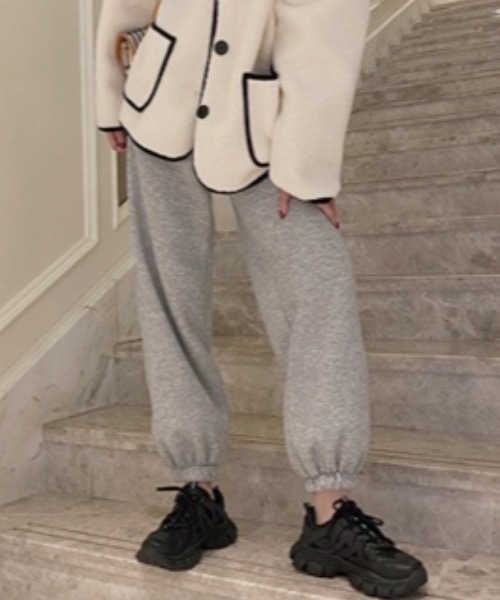 Burner（バーナー）の「【OKUOKU　0909】ワンカラー厚底ダッドスニーカー　oku-shoes-133-41（スニーカー・レディース・アイボリー/ブラック・36/38/40）」の5枚目の写真