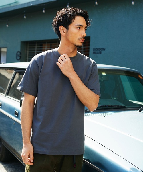 HANES(ヘインズ)の「Hanes ショートスリーブ TシャツH5180(Tシャツ/カットソー・メンズ・ネイビー/ダークグリーン/レッド/ダークパープル/ダークグレー/オリーブ・M/L/XL)」の2枚目の写真